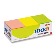 Samolepicí bločky Hopax Stick’n Notes 38 x 51 mm, neonové