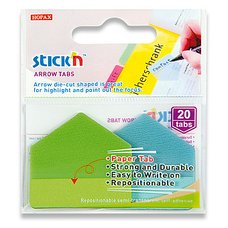 Samolepic zloky Stickn Arrow Tabs - 38 x 38 mm, 210 list