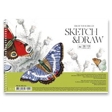 Spirlov nrtnk Shkolyaryk Muse Sketch&amp;Draw A4, 50 list