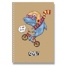 Kroukov blok Shkolyaryk Oops A5, ist, 96 list, mix motiv