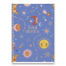 Kroukov blok Shkolyaryk Soul Stories B5, tverekovan, 80 list, mix motiv