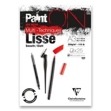 Blok Clairefontaine Paint on Smooth A3, 25 list�, 250 g