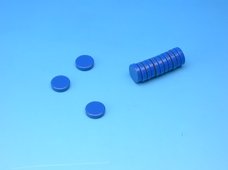 Magnet modrý průměr 2 cm