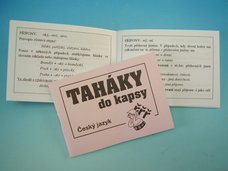 Tahky do kapsy - esk jazyk