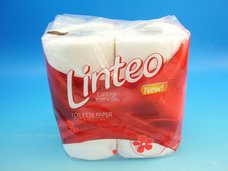 Toaletní papír LINTEO Classic bílý, 2-vrstvý