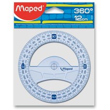 Plastový úhloměr MAPED Graphic 360°