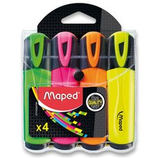 Maped Zvýrazňovač Fluo Peps Classic - sada 4 barev