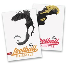 koln seit Football Hairstyles - A4, linkovan, 40 list, mix motiv