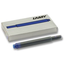 Inkoustové bombičky LAMY modré omyvatelné, 5 ks