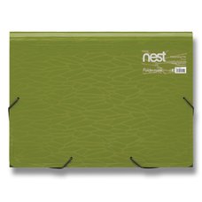 FolderMate Aktovka na spisy Nest - 330 x 240 x 35 mm, zelená