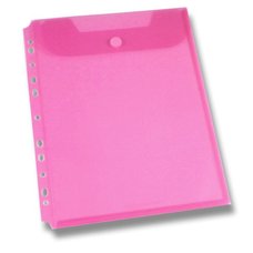 Foldermate Clear - zakldac spisovka s drukem - erven