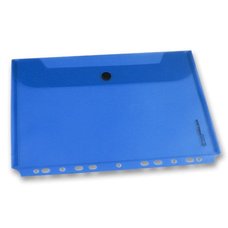 Foldermate Pop Gear - zakládací spisovka s drukem - modrá