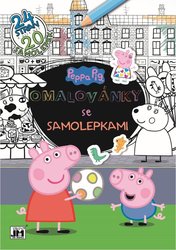 Peppa Omalovnky se samolepkami A4+