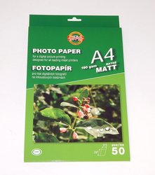 Fotopapr MATN 190g A4