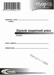 Zpisnk bezpenosti prce A6 Asopol 091200