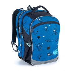 Topgal Modr tkomorov batoh s perkami COCO 21017 B