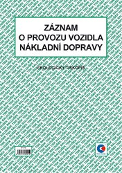 Zznam o provozu vozidla nkladn dopravy A4