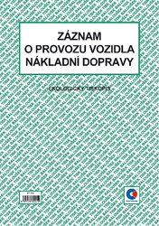 Zznam o provozu vozidla nkladn dopravy A4