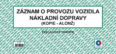 Zznam o provozu vozidla nkladn dopravy 2/3 A4