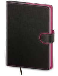 Denn di A5 Flip antracit/magenta