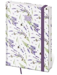 Denn di A5 Vario Lavender s gumikou