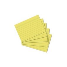 Herlitz - Karty do kartotky, A8, lut, linka
