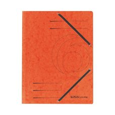 Herlitz Desky s gumou A4 prepnov oranov