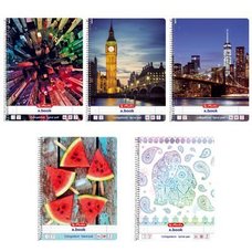 Herlitz Spirlov blok A4 linka