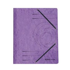 Herlitz Desky s gumou A4 prepnov fialov