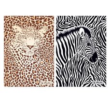 Zznamn kniha Herlitz A5, tvereek, Animal Print