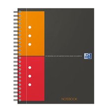 Oxford - Blok spirlov Oxford International Notebook A5+/80 list, tverekovan