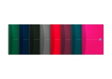 Oxford - Blok spirlov Oxford Essentials A4/90 list, linkovan, mix barev