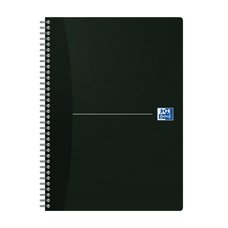 Oxford - Blok spirlov Oxford Essentials Black A4/90 list, linkovan