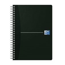 Blok spirlov Oxford Essentials Black A5/90 list, linkovan