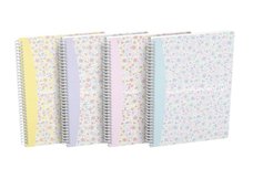 Oxford - Blok spirlov Oxford Floral B5/60 list, linkovan, mix