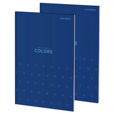 Zpisnk Oxford Colors A6/100 list, tverekovan, modr