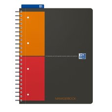Oxford - Blok spirlov Oxford ManagerBook A4+, linkovan, 80 list