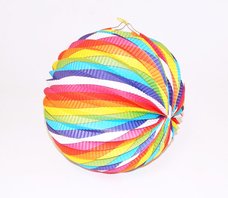 Lampion kulat 23cm mix, 4 motivy 0623
