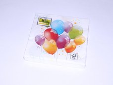 Ubrousky Daisy L (20ks)  Narozeninov balonky (SD_OG_010001)