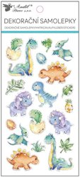 Samolepky dinosaui s hologramem na okrajch 10 x 21,5 cm (15137)