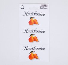 Samolepky  DOMC PLENKY- hrukovice - 3 etikety 3513