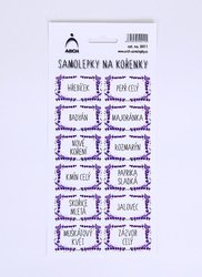 Samolepky na koenky Levandulov 0411