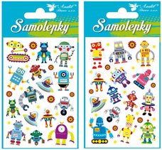 Samolepky roboti 8 x 12 cm /15030/