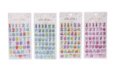 Nlepky 32xx11 cm slice s glitrem / W017568