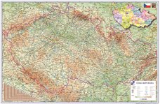 Karton P+P Podloka na stl - Mapa esk republiky