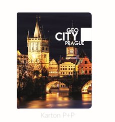 Karton P+P Obal na doklady GEO CITY Prague
