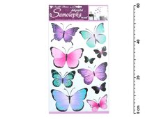 Samolepící dekorace 10185 motýli modrofialoví 50 x 32 cm