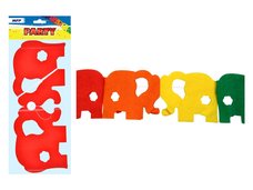 Girlanda papr G04 slon 4m (18 x 15 cm)