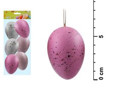 Vajíčka plast 6cm/6ks S170043C