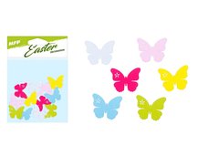 Dekorace motl 3cm 12ks barevn mix